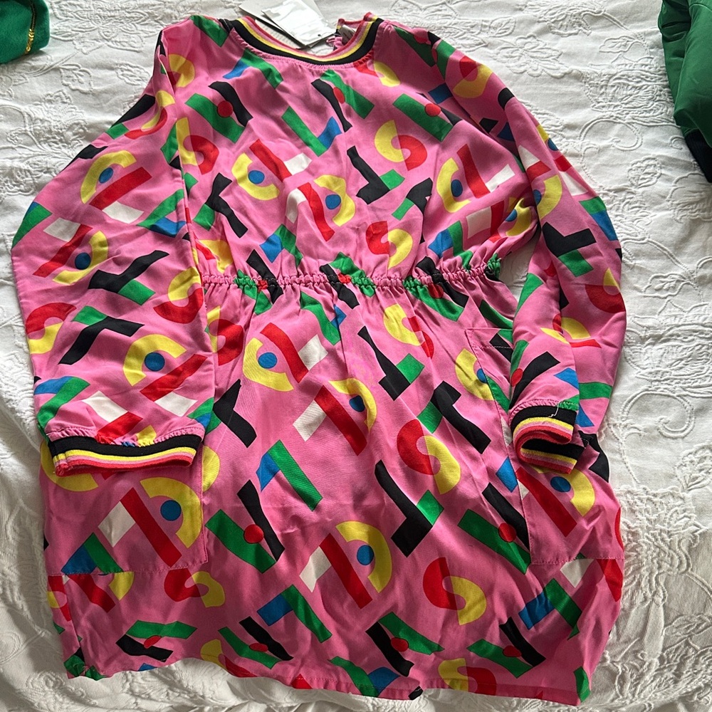 Stella McCartney Kids Multicolor Geometric Dress